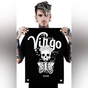Killstar Virgo horoscope wall decor
